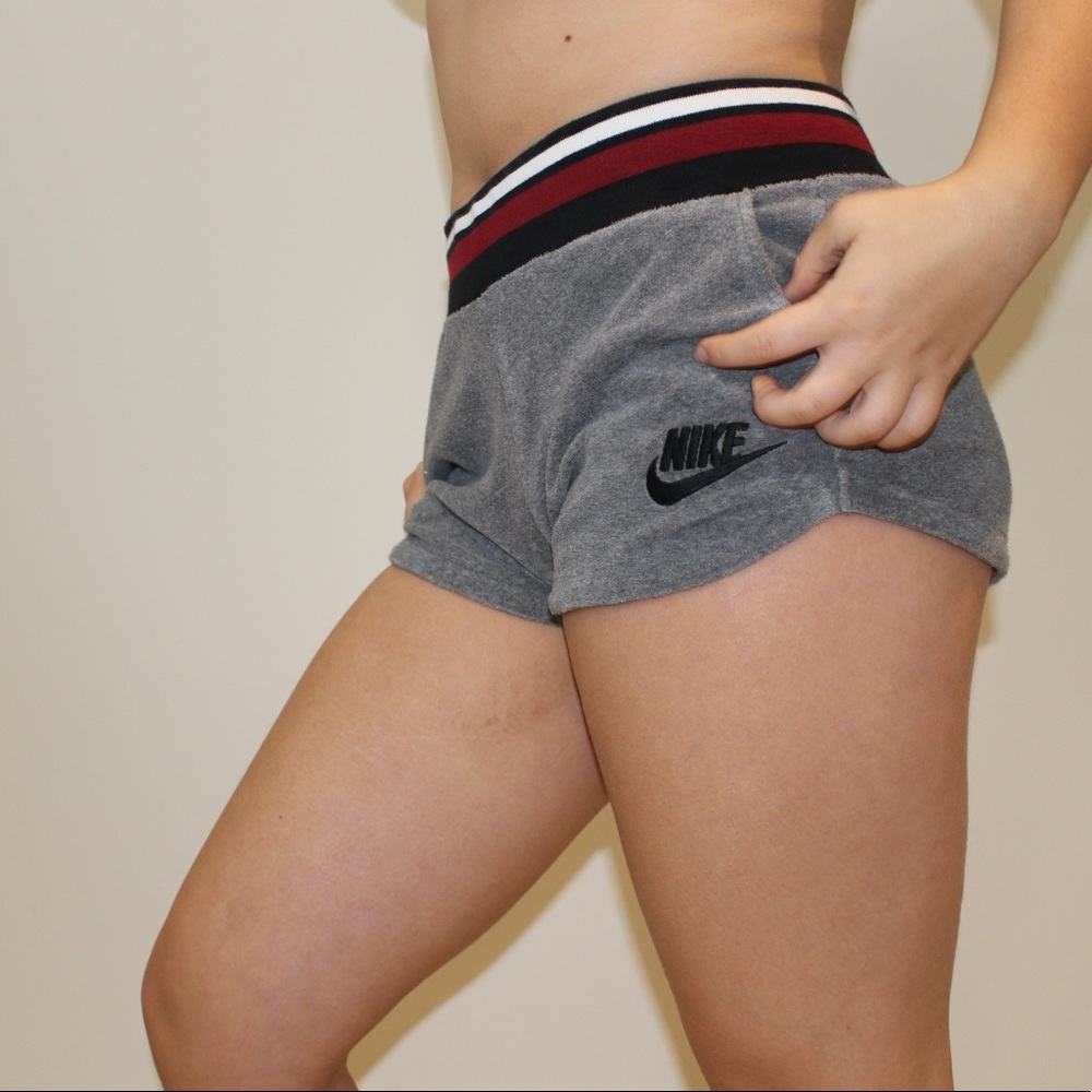 Grey Nike Lounge Shorts